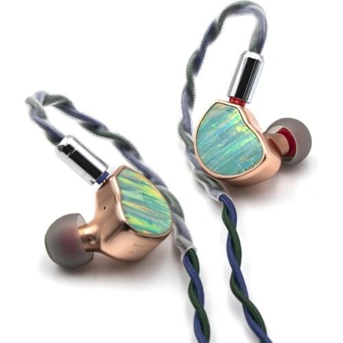 Simphonio VR1 Nanometer Ceramic Diaphragm Dynamic Driver Flagship HiFiMusic Monitor DJ Musician In-ear Earphone for Audiophile