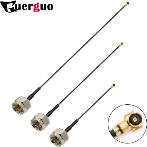 2PCS F Female to u.FL/IPX/IPEX1/IPEX4 MHF4 Female Jack Pigtail RF1.13 RF Coaxial Cable 3G Antenna Extension Cord Wire 15CM 30CM