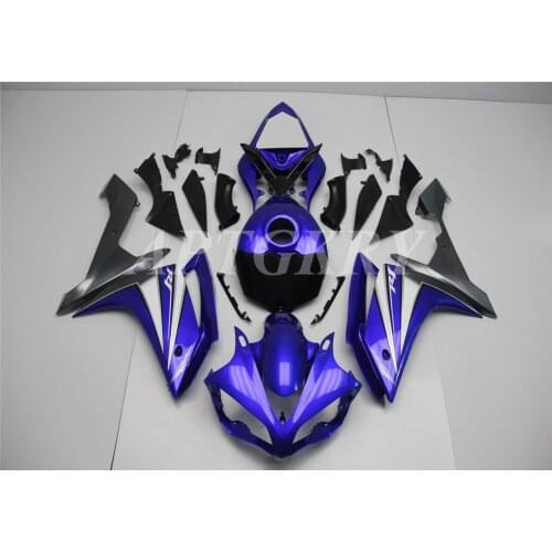 New ABS Plastic Shell Motorcycle Fairing kit Fit For YAMAHA YZF R1 2007 2008 YZF-R1 YZF 1000R Black Blue