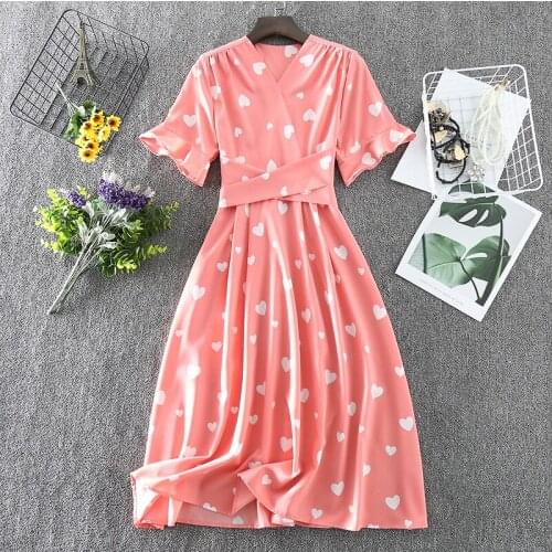 Розовые летние платья LAUZUOLA China At AliExpress