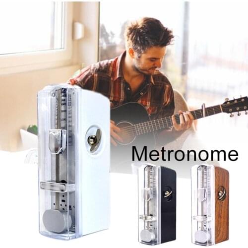 Mechanical Metronome with Accurate Timing and Portable Universal Wind up Metronome for Piano Guitar Bass Drum Violin