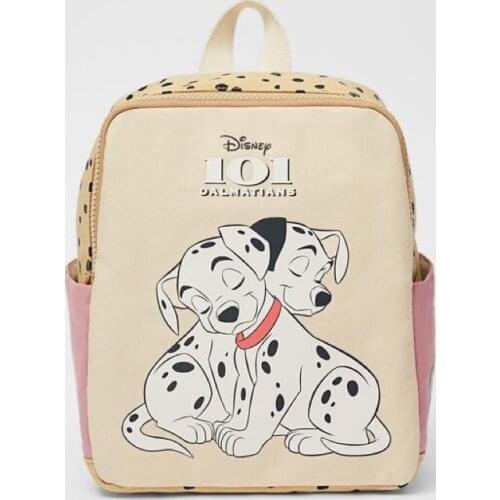 2021 Fashion Brand Kids Backpack Autumn New Childrens Bag Girls Print Movie Spotted Dog Backpack Student Schoolbag