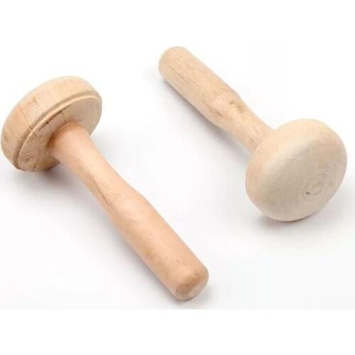 Roller Paper Printing Ink Rubbing Wooden Mushroom Use Art Craft Printmaking Tool Drawing Storage Pottery tools