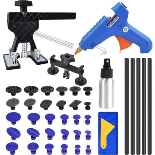 Hand Tools Paintless Dent Repair Tools Car Dent Repair Kit Car Puller with Glue Puller Tabs Car Car Removal Kits