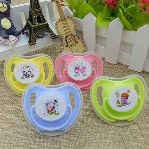 Newborn baby silicone pacifier, baby child sleeps peacefully, comfort-shaped, pacifier round head pacifier