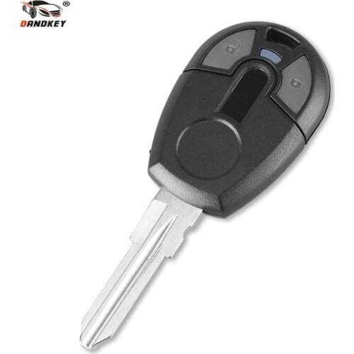 DANDKEY 2 Buttons Replacement Remote Key Shell Case Cover For Fiat Brazil Uncut Blade Fob Auto accessories (GT15R blade)