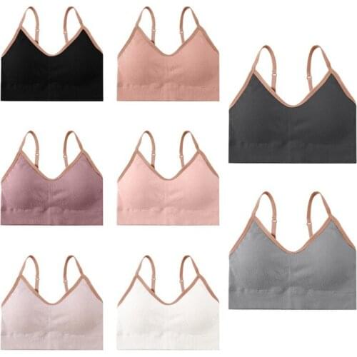 Sports Bra Women Fitness Top Seamless Yoga Bra Black Running Yoga Gym Crop Top Women Push Up Sport Bra Top