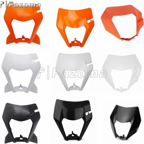 Universal Motorcycle Headlight Replace Housing Cover Front Lamp Mask Enduro Lightings Shell For EXC EXC-F XC XCF XCW SX SMRC TE