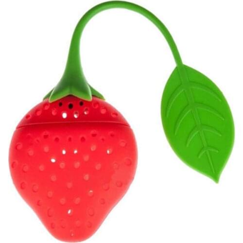 1pc Cute Tea Infuser Loose Tea Leaf Strainer Herbal Spice Silicone Filter Diffuser Teaware Tea Strainers & Tea Infusers Hot Sale