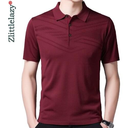 2020 Brand Short Sleeve Polo Tee Shirt Men Casual Summer Striped Mens Clothing Polos Shirts Mens Fashion Slim Fit Poloshirt 724