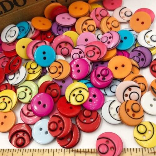 50/100pcs Resin Moon Fit Sewing Or Scrapbook DIY Craft Kids Button PT91