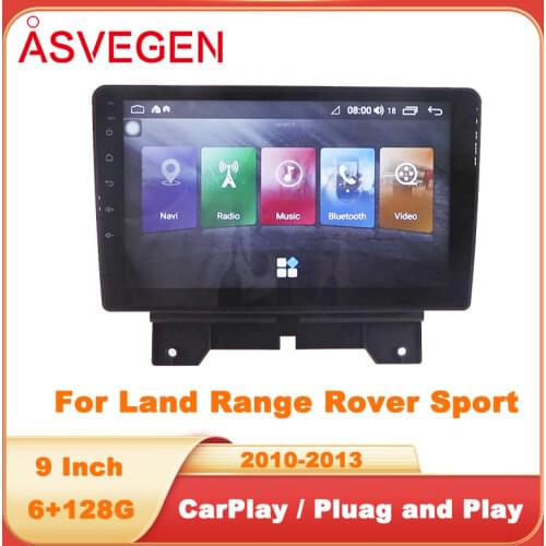 9 Inch For Land Range Rover Sport 2010-2013 With 4+64G Car Multimedia NAVI Car Radio Stereo GPS Navigation Player