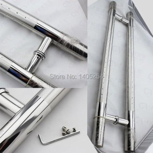 Free shipping stainless steel door handles 800mm used for wooden/glass/alumunium/steel doors