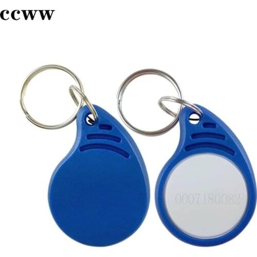 20Pcs 125KHz RFID EM4100 Read Only Keyfobs Key Tag Fob Token Ring Proximity Chip Access Control Card Free Shipping