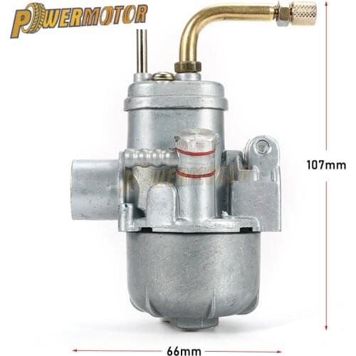 PowerMotor 12mm Carburador Motorcycle Carburetor Puch Moped Bing Style Carb Stock Carburettor Newport Cobra Maxi Sport Luxe