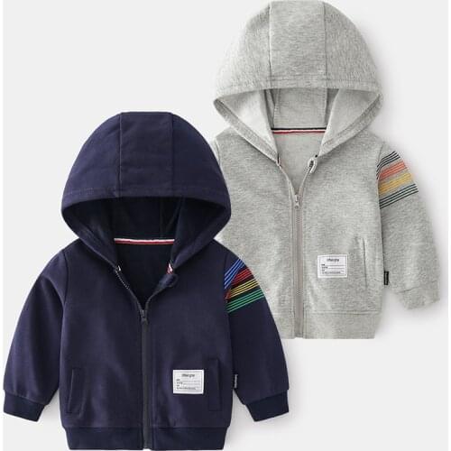 Boy Autumn Sweater Western Style Children Long-Sleeved Shirt Hooded 2021 Korean Version Of The Pullover Autumn Boy Jacket