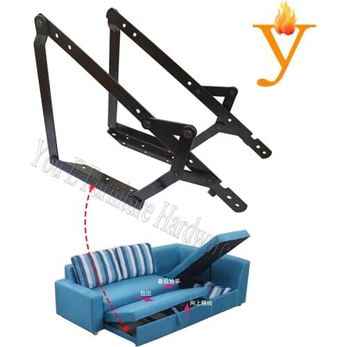 Metal Furniture Frame Hinge For Folding Sofa Bed Mechanism D11