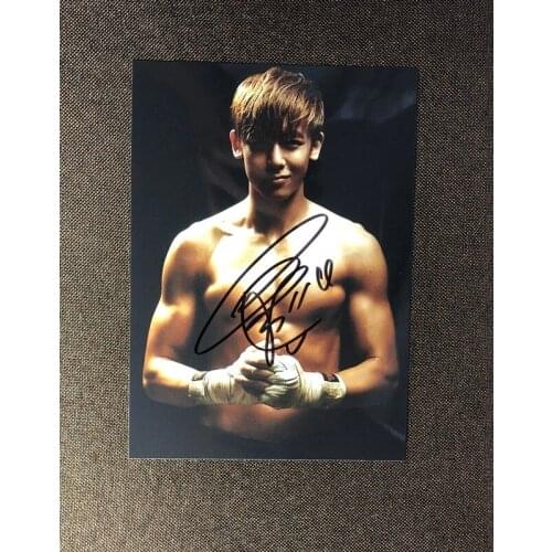 Hand signed Nichkhun Khun autographed photo 5*7 K-POP autograph in ink 079FA1
