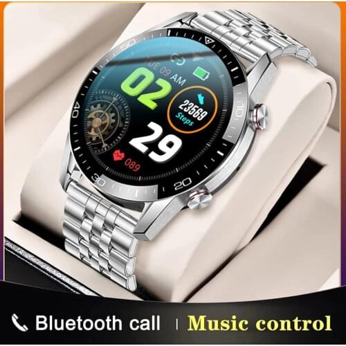 Reloj 2021Fashion Full circle touch screen Mens Smart Watches IP68 Waterproof Sports Fitness Watch Luxury Smart Watch for men