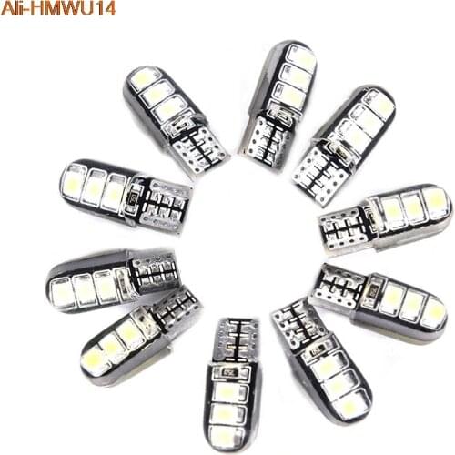 2x12V LED Lights Car Steering Side Lights wedge-shaped Silicone Shell Car Interior Ceiling Lights Parking Lot Bulbs