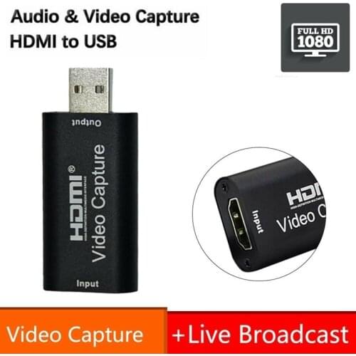 HDMI Video Capture Card Grabber Recorder Board Capture Recorder Box for PS4 Game DVD Camera phone game live streaming