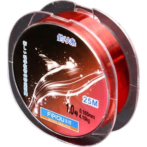 WALK FISH Nylon Fishing Line 25M Super Strong Monofilament Fishing Line Japanese Wear-Resistant Fishing Line Bass Fish Wire
