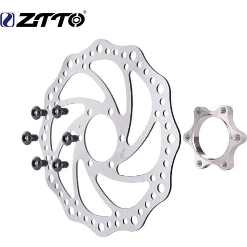 ZTTO Bike Bicycle Freewheel Threaded Hubs Disk Disc Brake Rotor with 6Bolt Flange Adapter