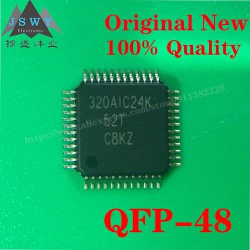 1 pcs TLV320AIC24KIPFBR TQFP-48 Semiconductor Interface IC Interface-CODEC 512 x 18 3.3-V Chip BOM Order Matching Form