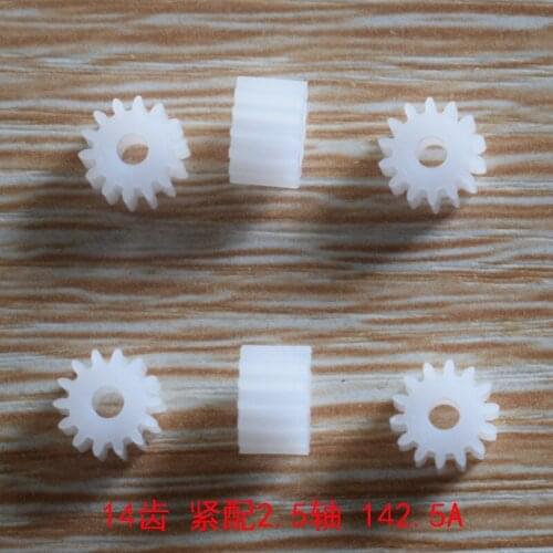 10/100pcs 14teeth/hole 2.5mm/OD 8/0.5M/plastic gear/rc car/DIY toys accessories/technology model parts/baby toys/142.5A