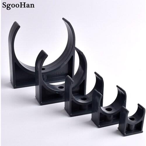 2~20pcs I.D. 20~110mm PVC Pipe Clamp Connector Garden Irrigation Aquarium Fish Tank Watering Adapter Fittings Fixing Joint