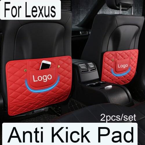 2pc/set 45*36.5cm Auto Car Anti-Kick Pad Protective Pad Auto Styling for RX GS 300 400 430 350 450 h HS IS LS LX 570 ES SC CT