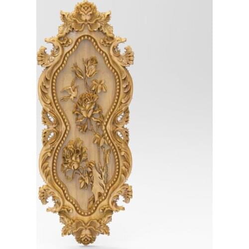 Flower 3D model for cnc 3D carved figure sculpture machine in STL file 3D furniture decoration Decor