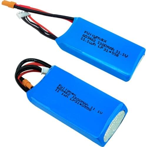 3S Lipo Battery for XK X450 FPV RC Airplane Fixed Wing 3S 11.1V 1000mAh 1300mah 20C Lipo Battery LIPO Electric RC Toys Battery
