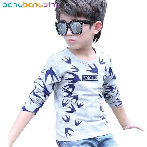 Bangbangxing Long Sleeve T-Shirts For Boys