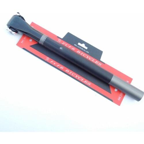 Free shipping FCFB FW Ultra-light full carbon fiber seat tube bicycle seat tube muleshoe seatpost offset 5mm weight 192g