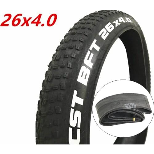 Cst bicycle inner tube 26x4.0 ATV tyre beach bike tire city fat tyres snow bike tires For Electric Bike 100-559 26 inch 30 PSI
