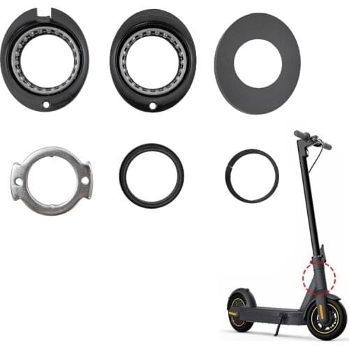 Front Fork Tube Bearing Bowl Rotating Steering Ring Sets for Xiaomi Mijia M365/M365 Pro Scooter Bearing Repairing Kit