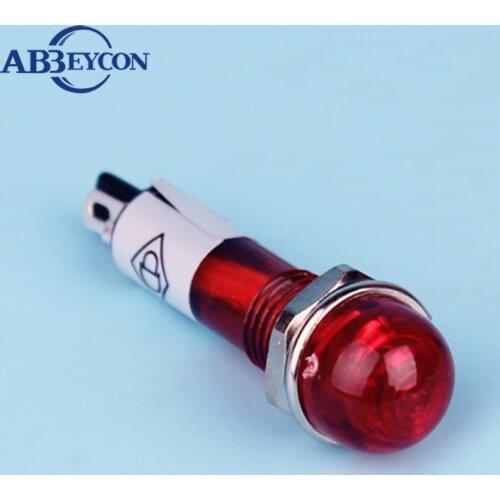 ZS29 Mounting diameter 10mm orange pilot light 24v pilot lamp