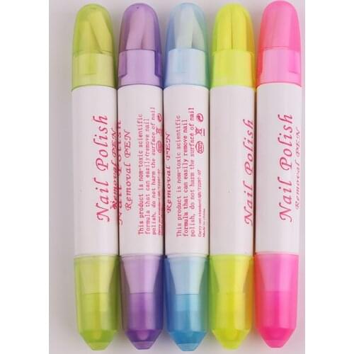 Nail Polish Corrector Removal Cleanser Pen Nail Art Tools Contains 3 Replacement Penpoint
