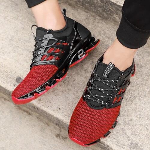 Mens Sneakers Casual Spring Shoes Vulcanize Breathable No-slip Male Lace Up Lightweight Man Footwear White Sports Shoe For Men