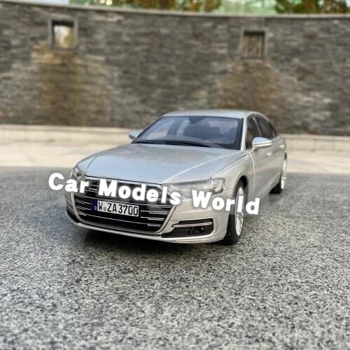 Diecast Car Model for Norev A8L 2018 1:18 (Silver) + SMALL GIFT