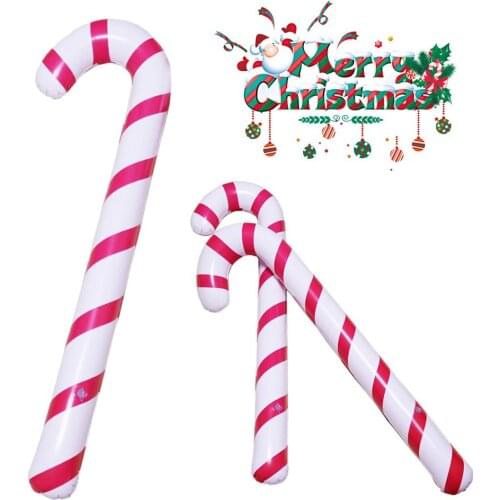 Inflatable Candy Canes Mold Christmas Canes Balloons Home Party Holiday Outdoor Candy Canes Decoration In Stock Dropshipping