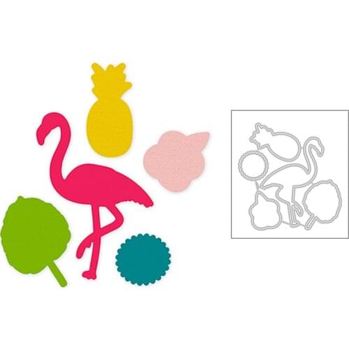 2020 New Bird Animal Crane and Leaves Silhouettes Metal Cutting Dies For DIY Greeting Card Album Scrapbooking Making No Stamps