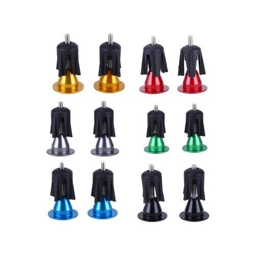 2021 new 1 pair Bike Grip Handle Bar End Cap Aluminium Alloy MTB Handlebar Grips Plugs Caps for Bicycle Handlebar Accessory