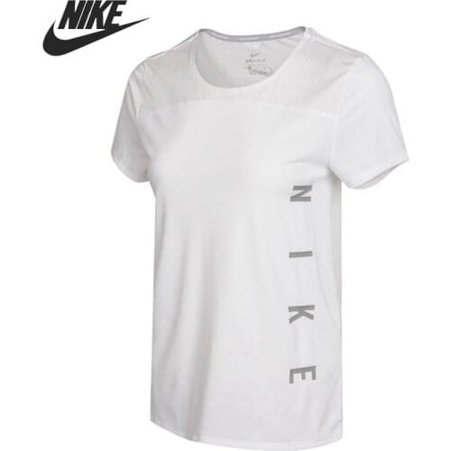 Original New Arrival NIKE AS W NK RUN DVN MLER SS TOP GX Womens T-shirts short sleeve Sportswear