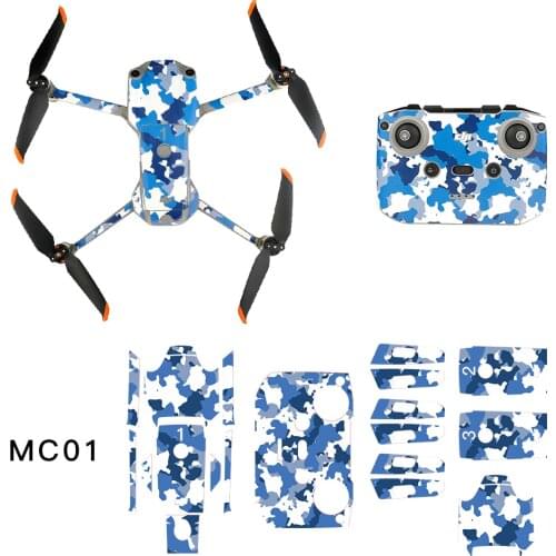 Full Set Sticker Skin For DJI Air 2S Drone Body/Battery/Drone Arm/Remote Control PVC Protective Stickers Drone Accessories