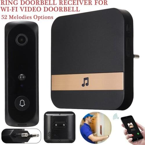 1080P Smart Video Doorbell WiFi Wireless Intercom Door Bell Ring Security Camera Night Vision Light Infrared Door Bell