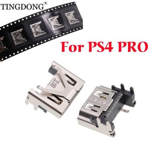 For PS4 SLIM 1080P HDMI-compatible Socket Port Parts Replacement for PS4 PRO HDMI-compatible Dock