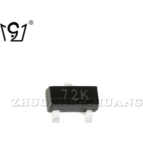 10PCS 2N7002K SOT-23 60V/340mA 72K MOSFET Patch IC chip