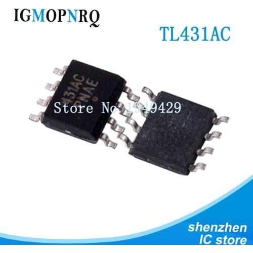 10PCS TL431ACDR SOP8 TL431AC SOP 431AC SMD TL431 SOP-8 TL431ACDT new and IC
